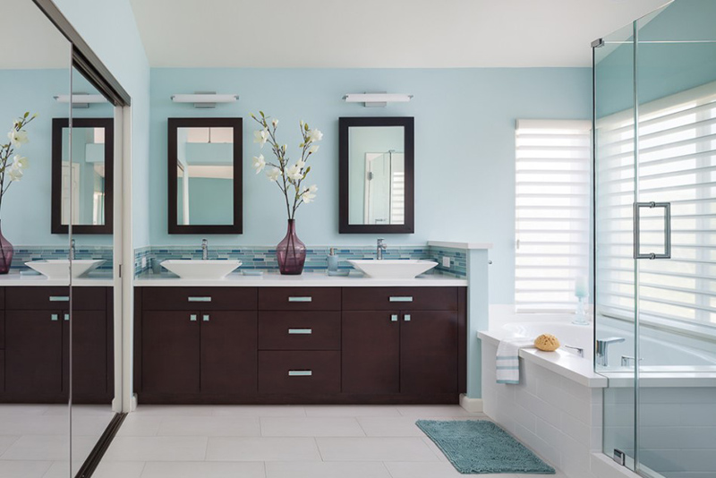 20 Beautiful Bathrooms With Vessel Sinks Home Design Lover