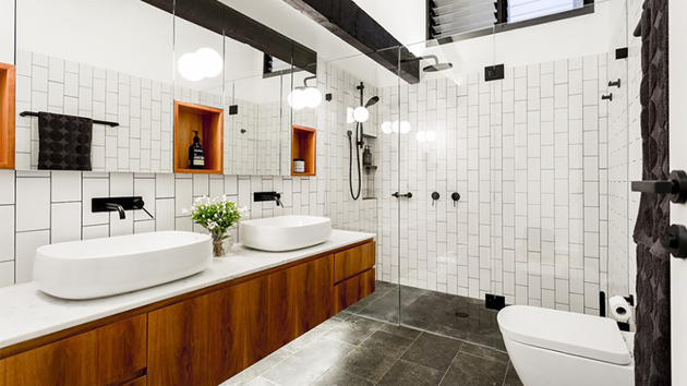 20 Beautiful Bathrooms With Vessel Sinks Home Design Lover - blox burg bathroom ideas