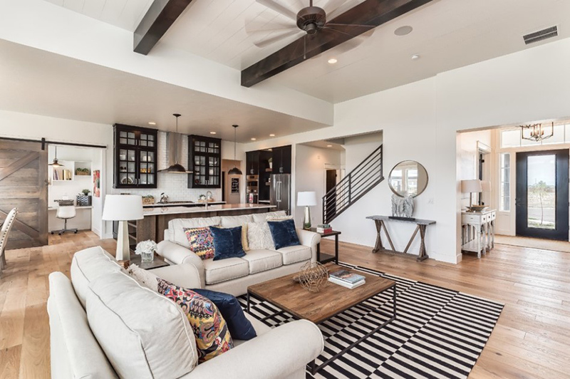 farmhouse modern living room