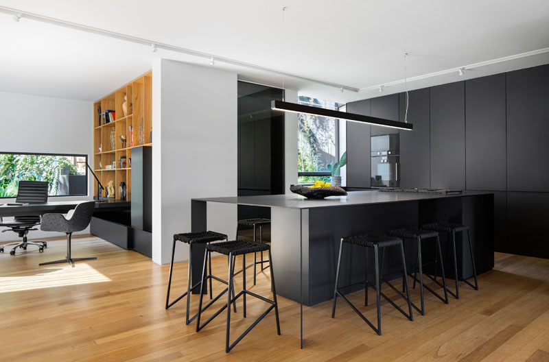 Dark Modern Home dining room