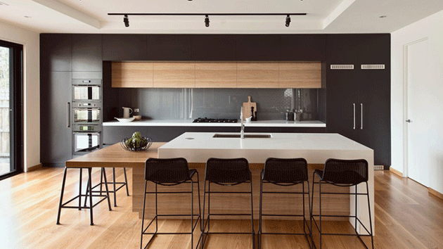 20 Modern Black And White Kitchens That Used Wood Home Design Lover