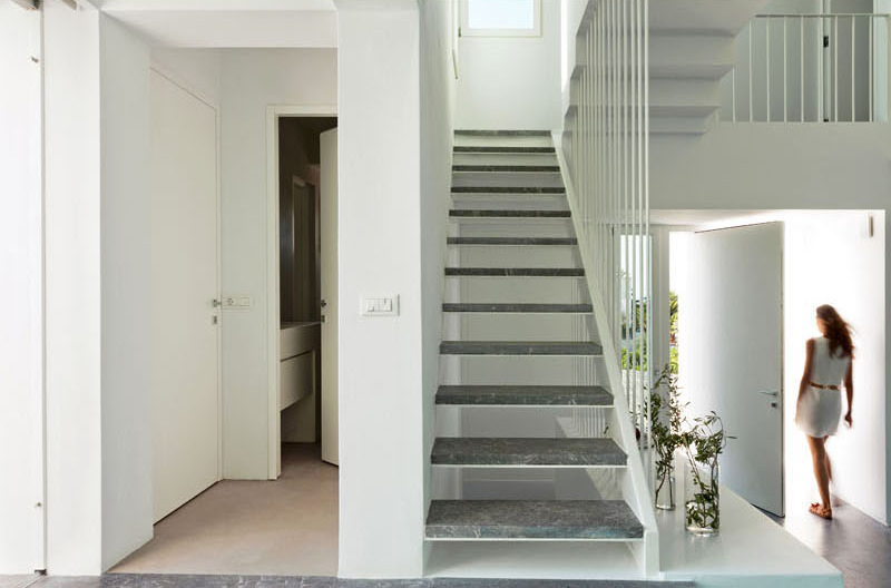 House In Messaria stairs