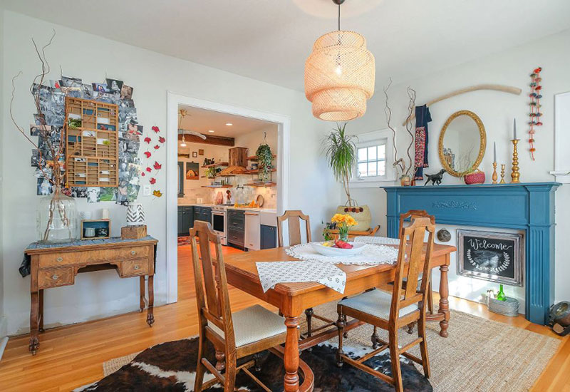 Bohemian Farmhouse Dining Room