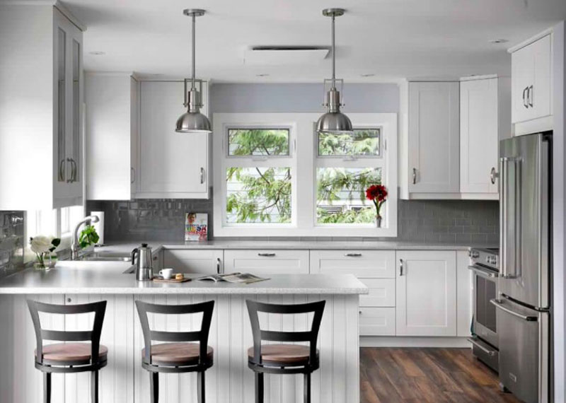 20 Remarkable White And Gray Kitchen Designs Home Design Lover