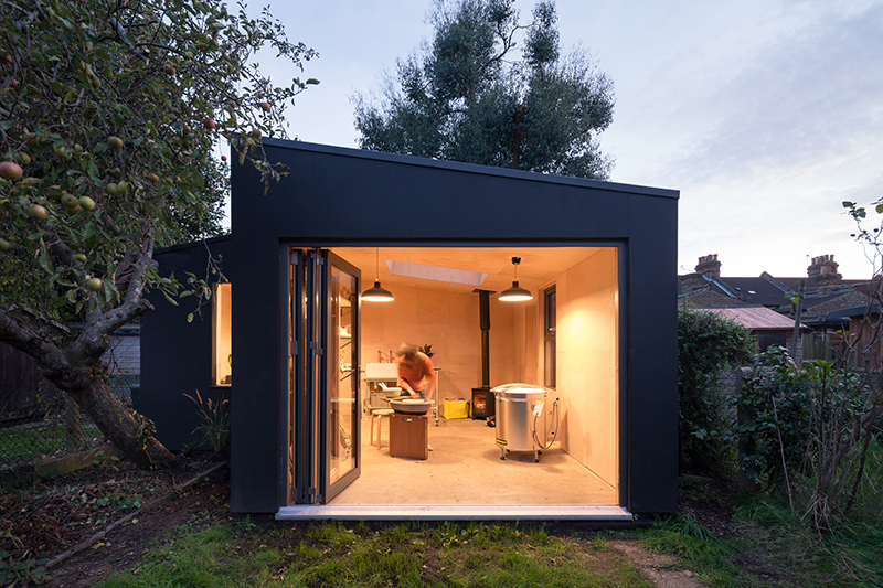 A Pottery Shed Made From Salvaged Materials