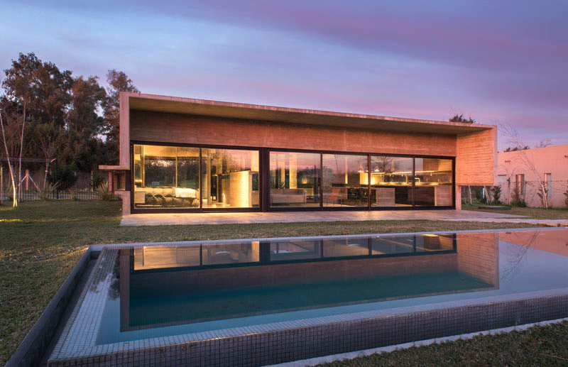 Concrete Modern Mach House In Argentina Home Design Lover
