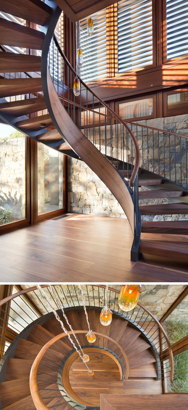 Tower Grove House spiral stairs