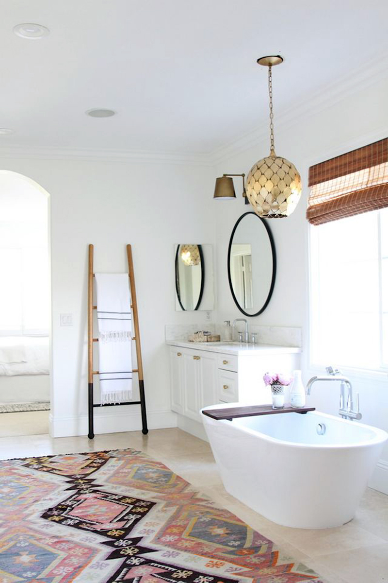 Modern Bohemian Master Bath Retreat