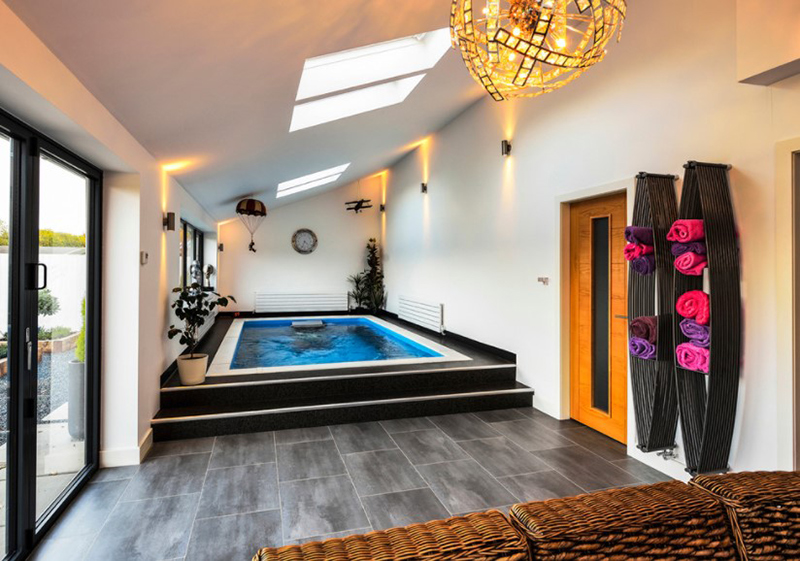 20 Striking Modern Indoor Pool Designs Home Design Lover