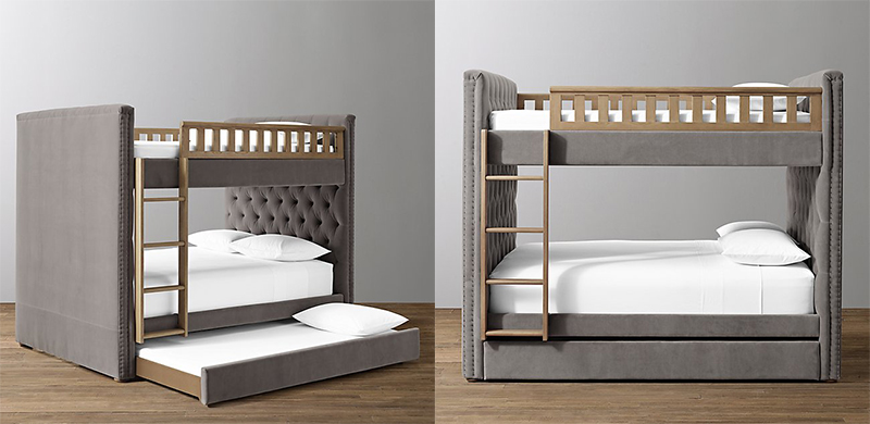 velvet bunk beds