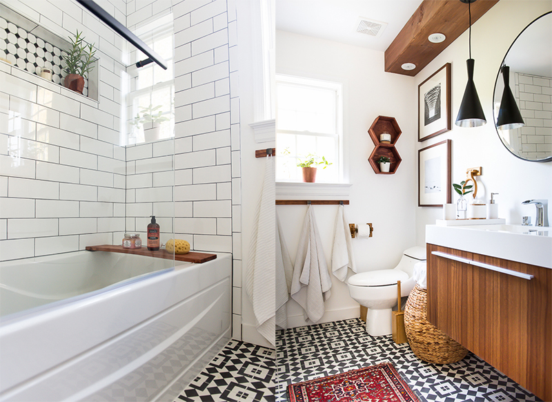 modern boho bathroom ideas