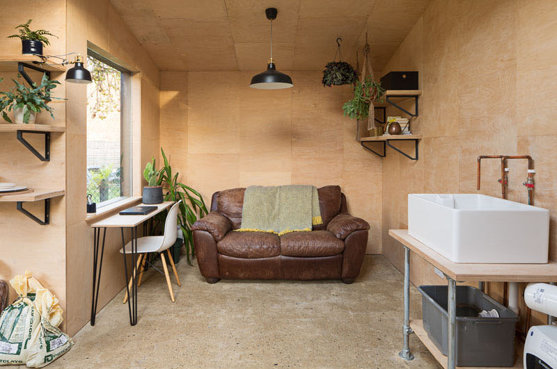 Pottery Shed interior