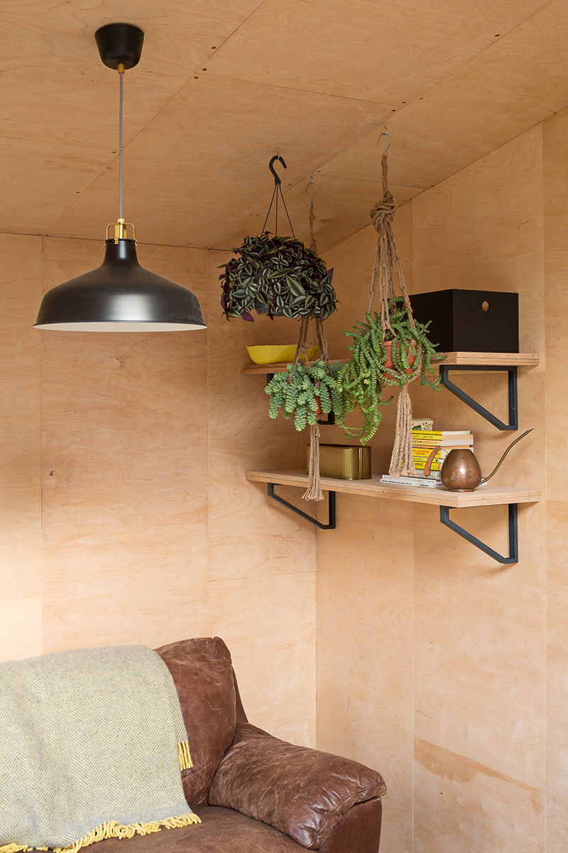 Pottery Shed shelves