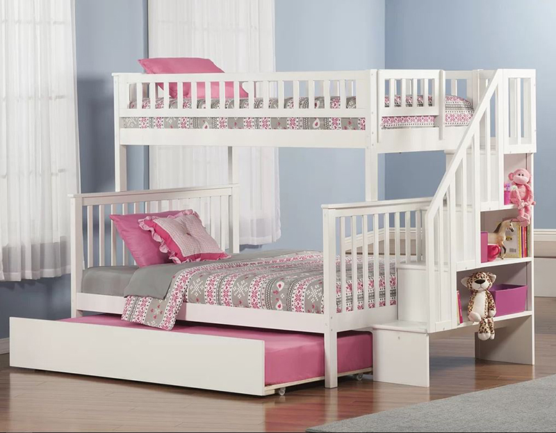 Shyann Twin Over Full Bunk Bed with Trundle