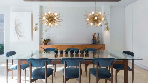 TZOE Rectangle Dinning Room Chandeliers,Rustic Pendant Lighting for Kitchen Oak 