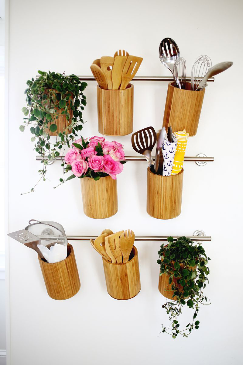 20 DIY Kitchen Utensil Holders That Will Give Your Space a Chic