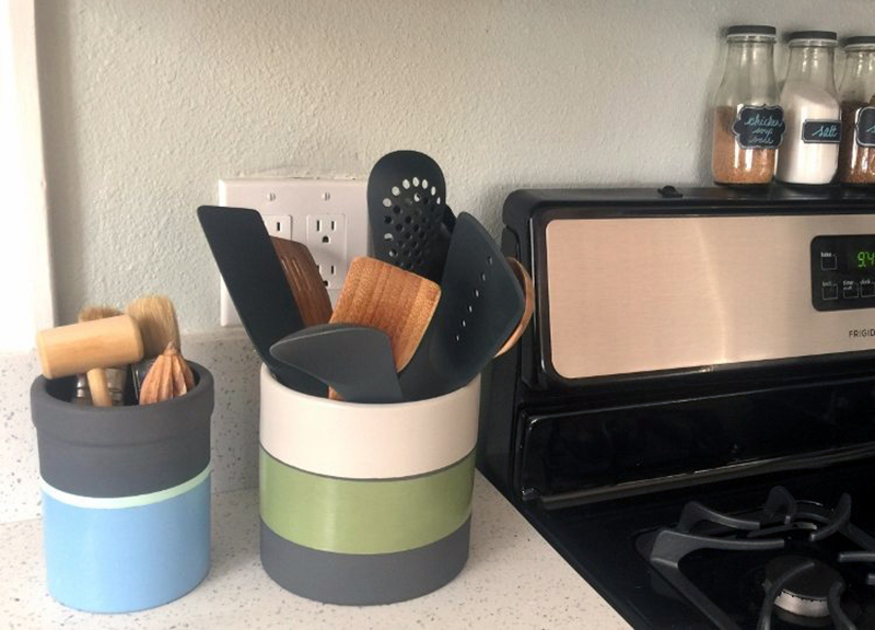 9 DIY Kitchen Utensil Racks And Holders - Shelterness