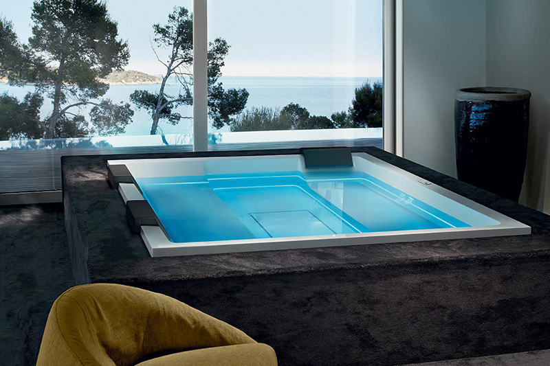 Built-in Hot Tub