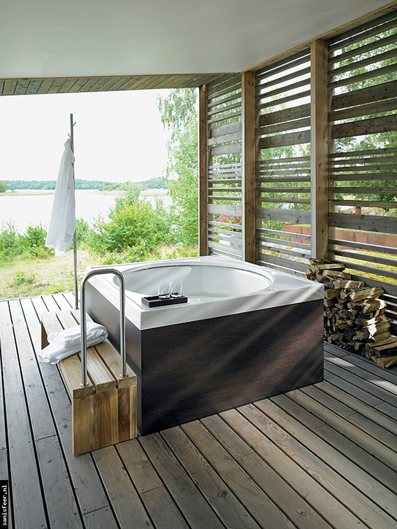 Sfeervol Jacuzzi Bubbelbad