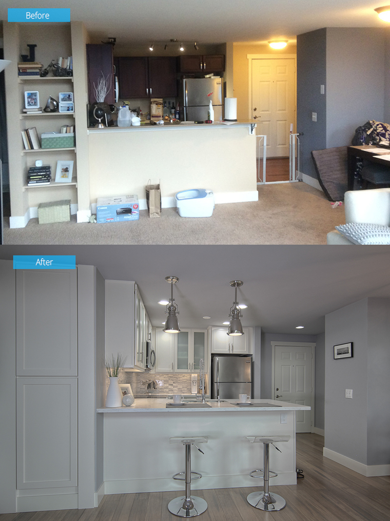 Featured image of post Cheap Kitchen Remodel Ideas Before And After - Like i said, i had a vision for this kitchen from day one, but we actually lived with it like this for about 8 months before taking on this project.