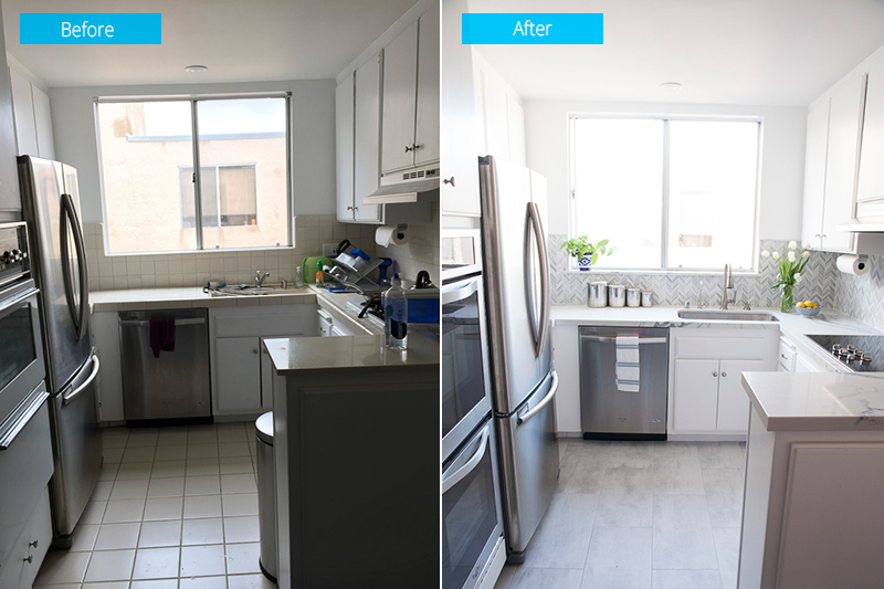 Small Kitchen Remodel in Los Angeles Condo