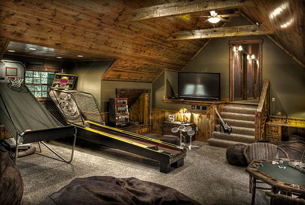 47 Epic Game Room Ideas - How to Design a Home Entertainment Space