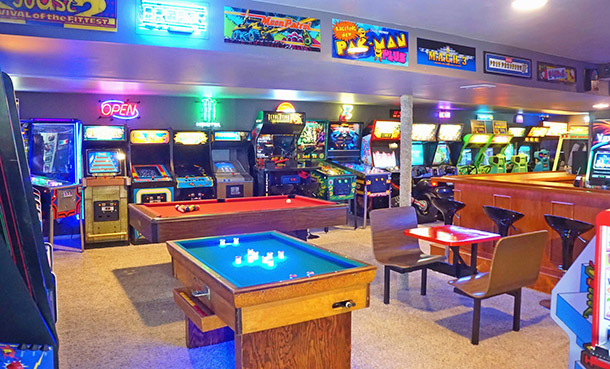 Modern Arcade Game Rooms